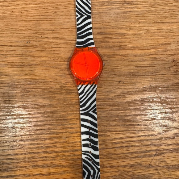 Swatch Accessories - Swatch Gent Orange Zebra GO107 - year 2011